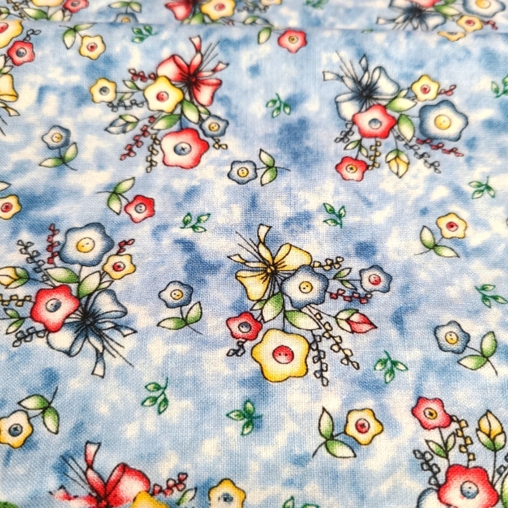 Bouquet "Flower Girl" by Little Quilts Peter Pan Craft Quilt Sew Cotton Fabric